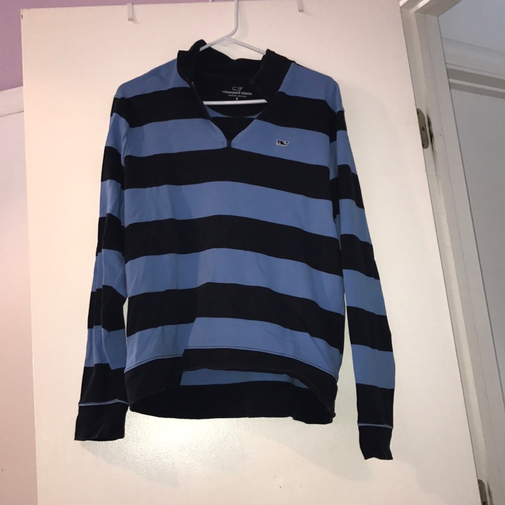Vineyard Vines half-zip pullover Rugby Stripe Navy